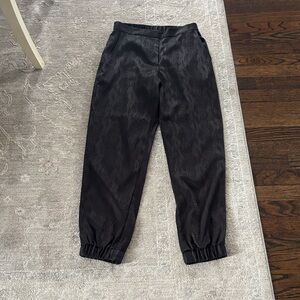 Wayf Black Textured Pants